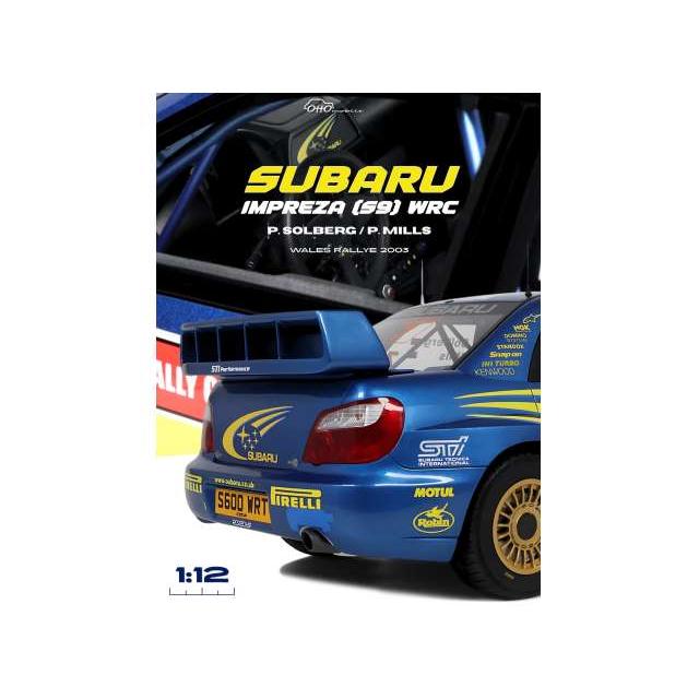 2003 スバル インプレッサ S9 WRC #7 ペター・ソルベルグ レジンモデル / OTTO 1/12 ミニカー | 