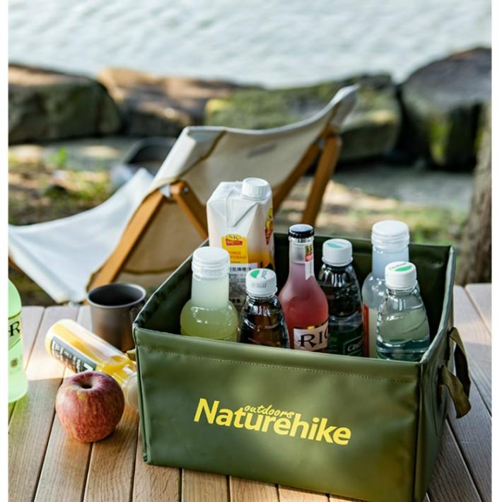 折りたたみ式ウォーターバケツ キャンプ アウトドア 野外料理  13L ストレージ 保存　収納 Naturehike 人気 | 