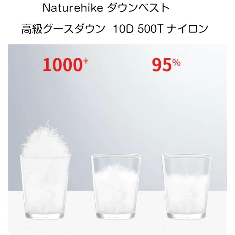 ダウンベスト Naturehike アウトドア 防寒 超軽量 1000FP コンパクト 保温 冬キャンプ 室内 ウォーキング 人気 男女兼用19FS022 |  | 01