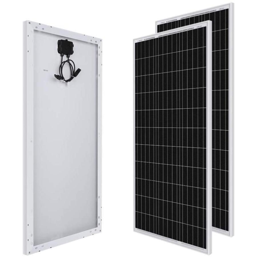 RENOGY単結晶ソーラーパネル 200W (100Wx2枚) 太陽光発電  小型　屋根 ベランダ キャンピングカー AC200など36V充電対応 バッテリーへの充電 | 