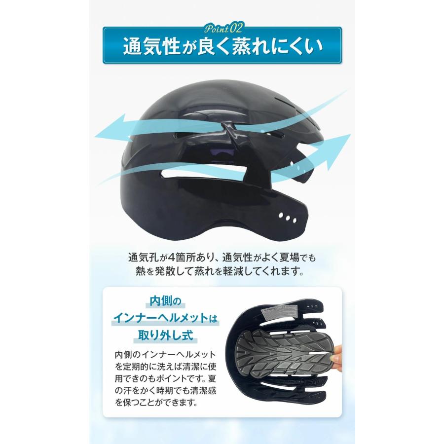 帽子型ヘルメット 自転車 女性 男女兼用 サイクリング 通勤 通学 おしゃれ 超軽量 野球 スポーツ観戦  証 人気 大人用 |  | 03