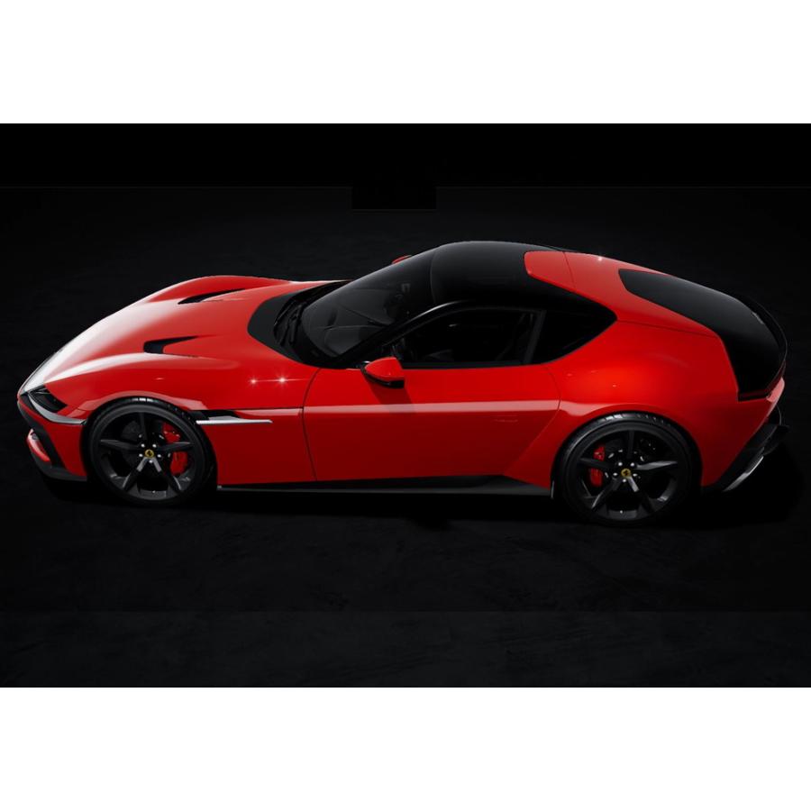 【予約】FERRARI 12 V12 830cv パノラマ マットブラックリム レッド BBR 1/18 48台限定 | 