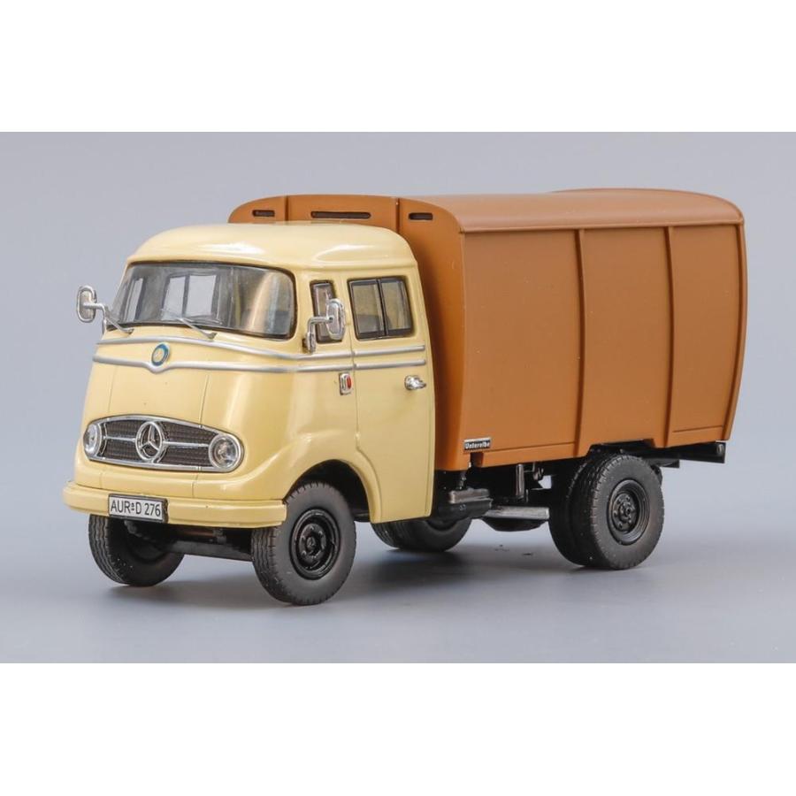 Mercedes-Benz L319 1955 家畜運搬車 ベージュ ブラウン/ Premium ClassiXXs 1/43 ミニカー | 