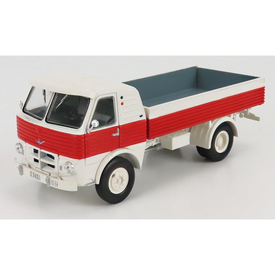 1956 Pegaso Z207 Truck White/Red EDICOLA 1/43 ミニカー : バスク