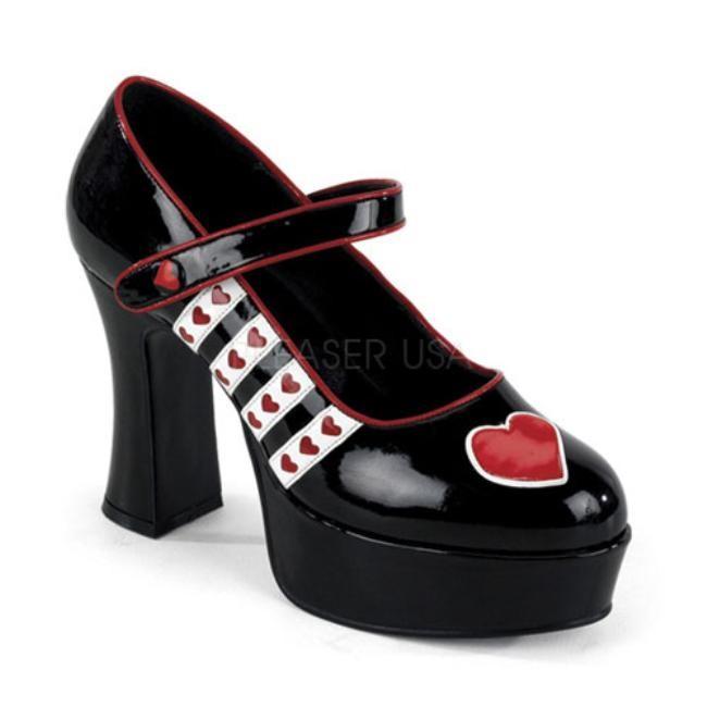 QUEEN-55 パンプスクイーン 4インチ(約10cm)ハイヒール  /Pleaserプリーザー コスプレ靴 ハロウィン 仮装 大きい | 