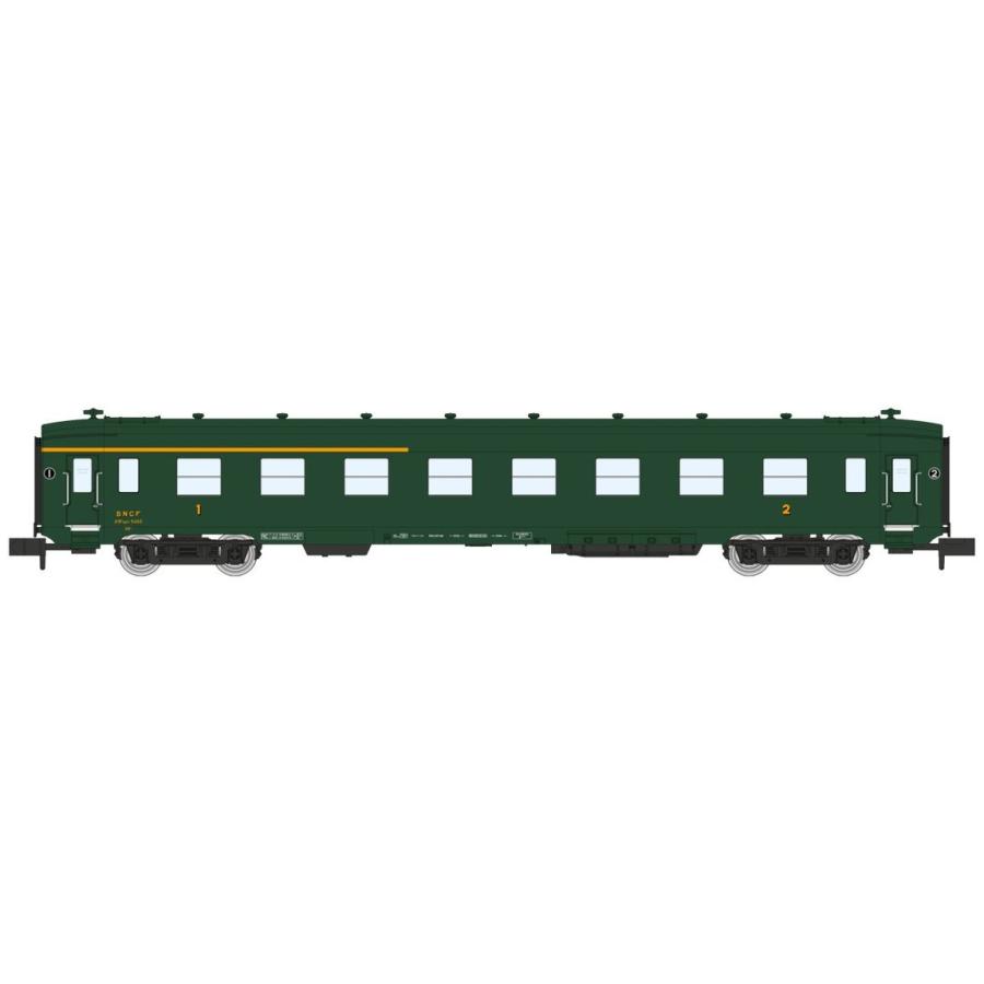 Nゲージ 鉄道模型 客車 REE Modeles SNCF DEV A0 A3B5 Era III 1/2 Class dark green | 
