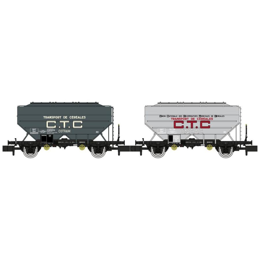 Nゲージ 鉄道模型 貨車 REE Modeles REEモデレーズ SNCF CTC Grain wagon 2pcs Set Era III | 