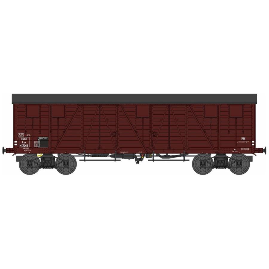 HOゲージ 鉄道模型 有蓋車 REE Modeles REEモデレー SNCF Lyw 413269 Era III DC TP 4 doors | 