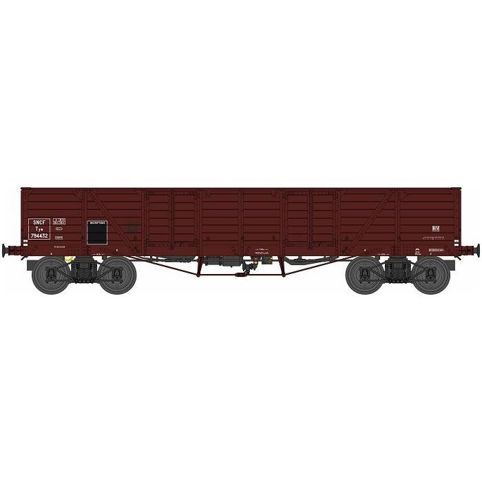 HOゲージ 鉄道模型 無蓋車 REE Modeles SNCF TP Era III DC TOMBEREAU ex USA 4-axle | 