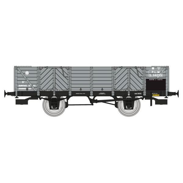 HOゲージ 鉄道模型 無蓋車 REE Modeles REEモデルズ PLM SL PLM 4 Portes wood grey Era II DC | 