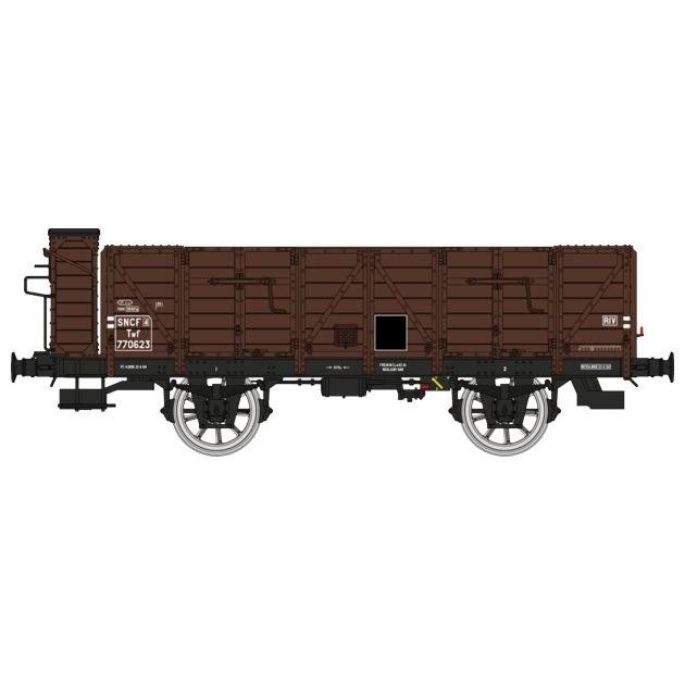 HOゲージ 鉄道模型 無蓋車 REE Modeles SNCF Twf OCEM19 wood brown RIV Era III DC | 