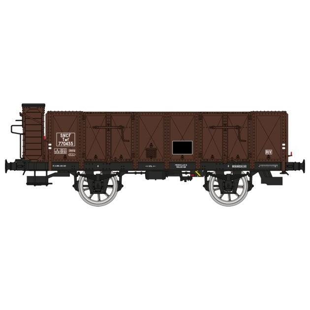 HOゲージ 鉄道模型 無蓋車 REE Modeles SNCF Twf OCEM19 steel brown RIV Era III DC | 