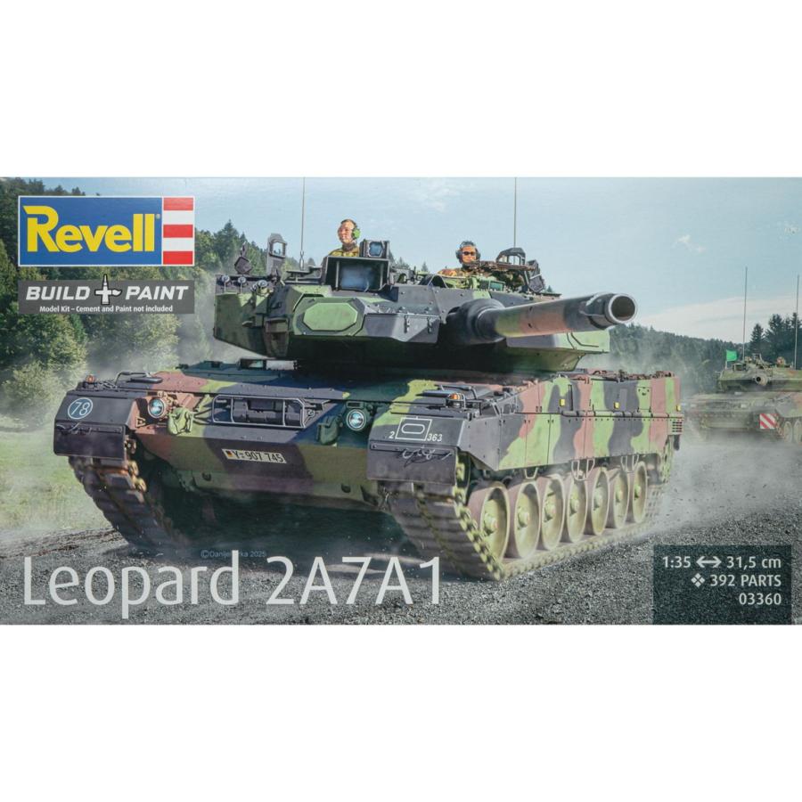 Leopard 2A7A1 組み立てプラモキット模型 戦車 /Revell 1/35 | 