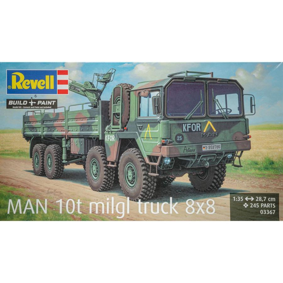 MAN 10t milgl truck 8x8 組み立てプラモキット模型 ミリタリー /Revell 1/35 | 