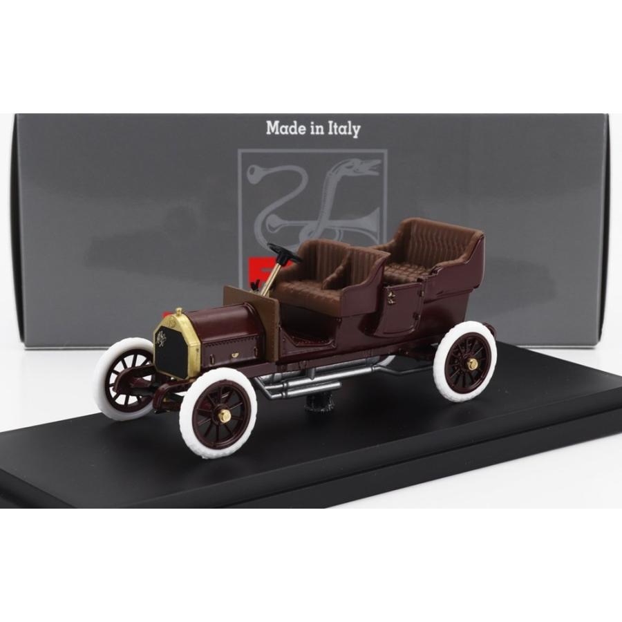 ALFA ROMEO 24hp トルペード 1910 ダークレッド / Rio 1/43 ミニカー 