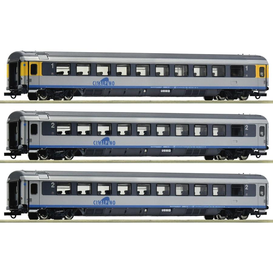 HOゲージ 鉄道模型 客車 Roco ロコ Cisalpino 3pcs set Era V DC | 