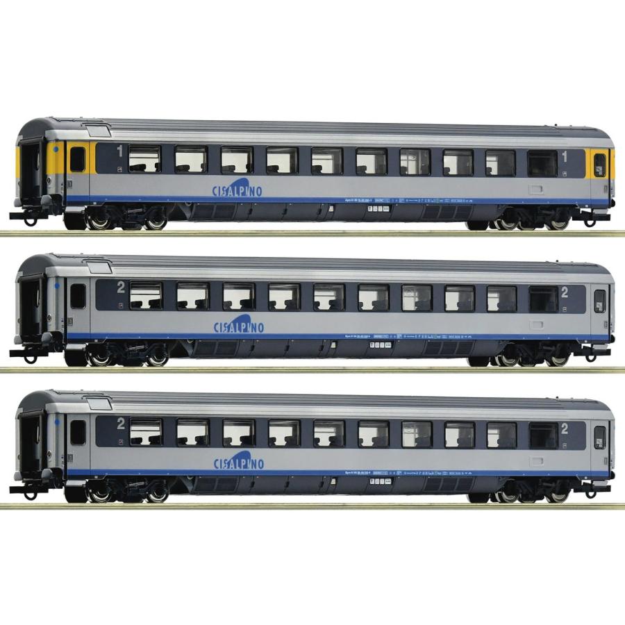 HOゲージ 鉄道模型 客車 Roco ロコ Cisalpino 3pcs set Era V DC | 