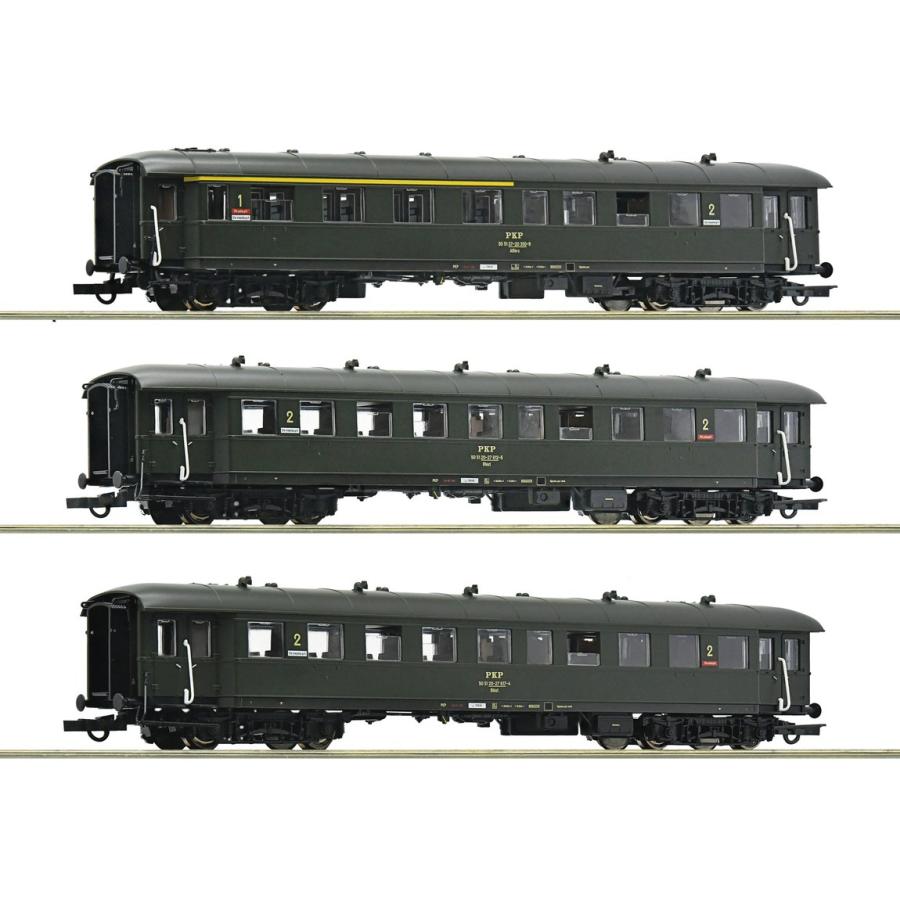 HOゲージ 鉄道模型 客車 Roco ロコ PKP 3pcs set Era IV DC | 
