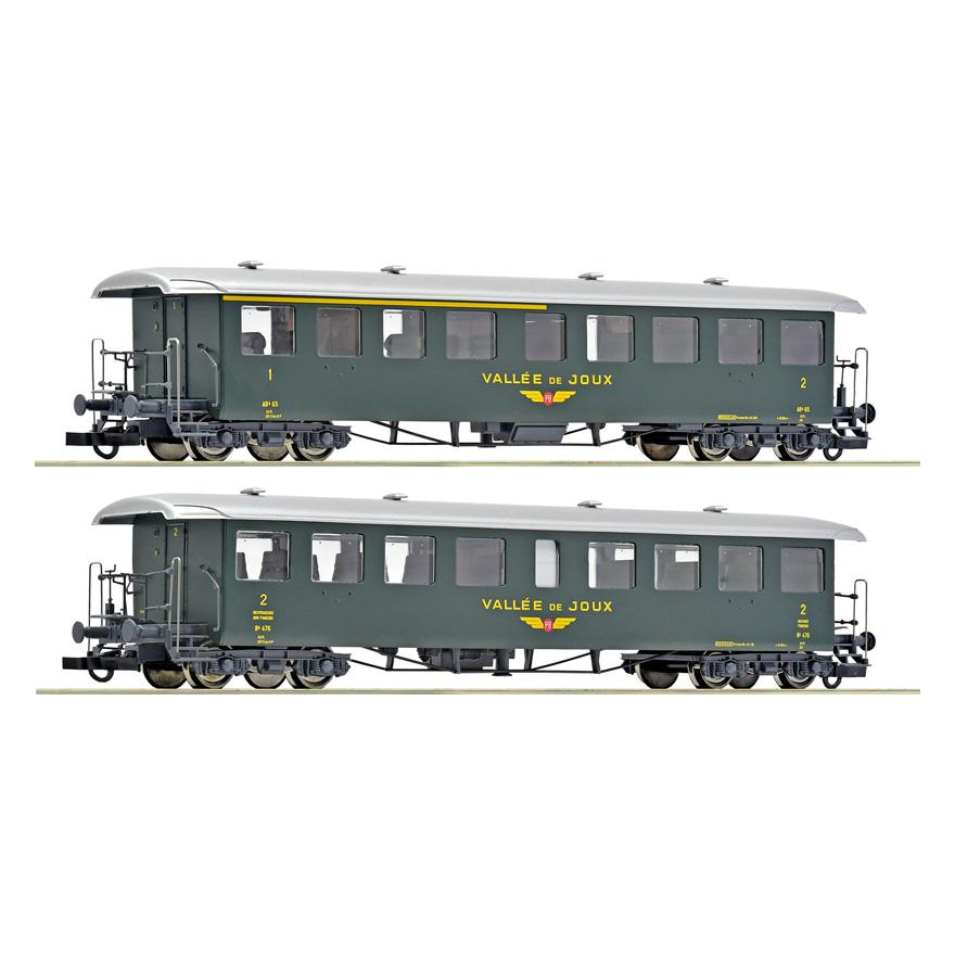 HOゲージ 客車セット Roco Seetalbahn PBr 2両セット Era IV-V DC | 