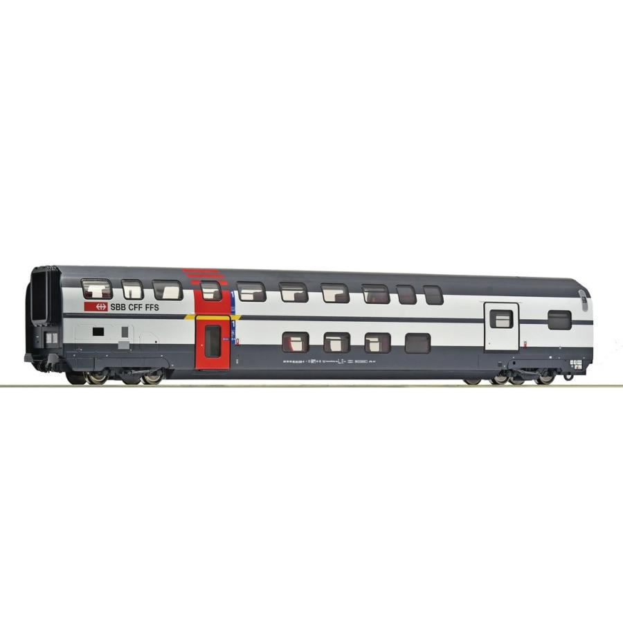 HOゲージ 鉄道模型 2階建て客車 Roco ロコ SBB 1st class 荷物室 IC 2000 Era VI DC | 
