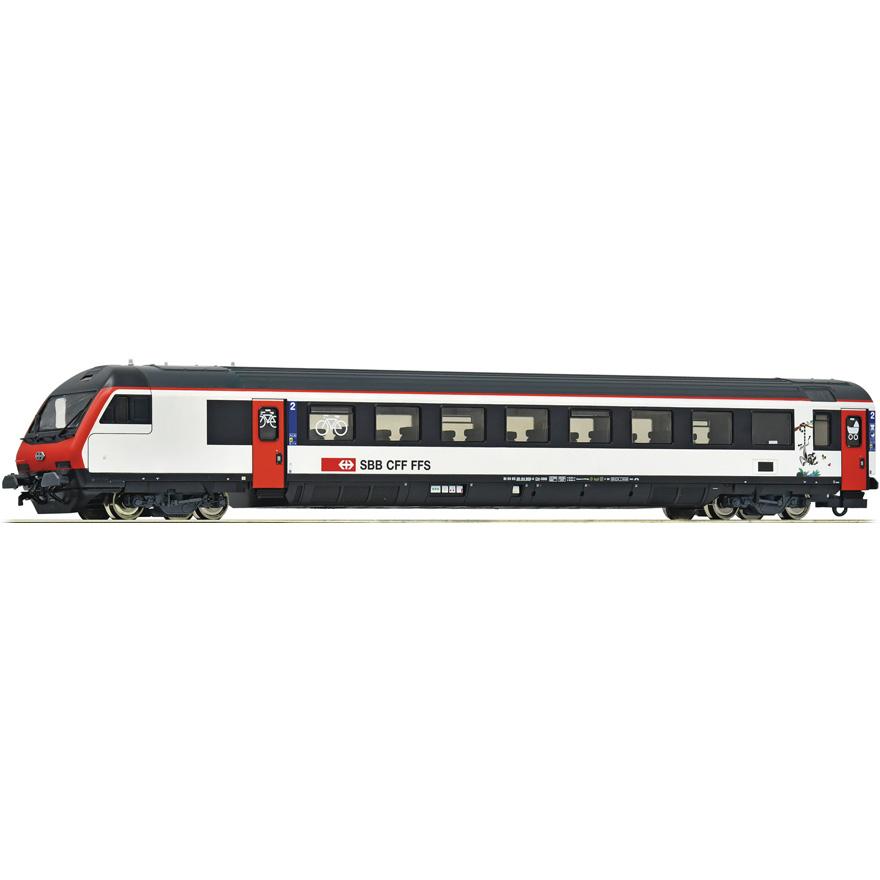 HOゲージ 鉄道模型 Roco SBB EW-IV 2等制御客車 Era VI AC Motorola/Maerklin-Format | 