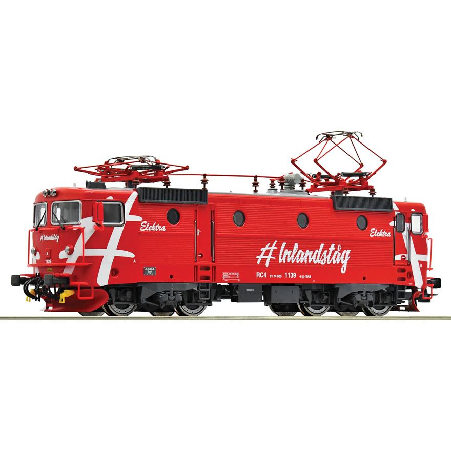 HOゲージ 鉄道模型 Roco Inlandstaeg 電気機関車 RC4 1139 Era VI DC