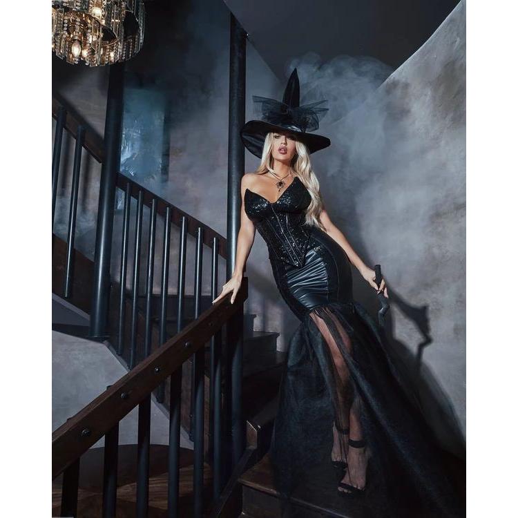 ウィッチ ウィズ イヴィル スペル ３点セット ハロウィン コスチューム 仮装 大人女性レディース |  | 02