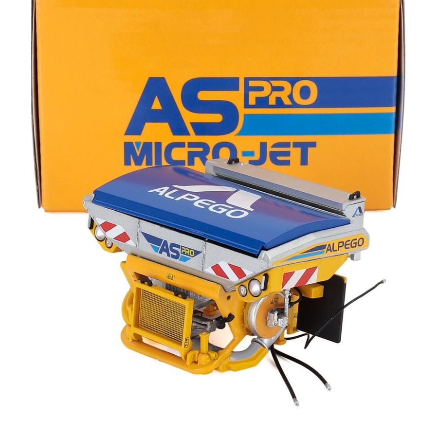 ACCESSORIES ASPRO フロントホッパー ALPEGO 1400 イエロー ブルー シルバー 農機/ ROS 1/32 模型 | 