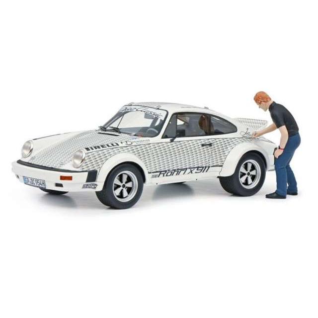 ポルシェ 911 ヴァルター・ロール フィギュア付 ホワイト Porsche