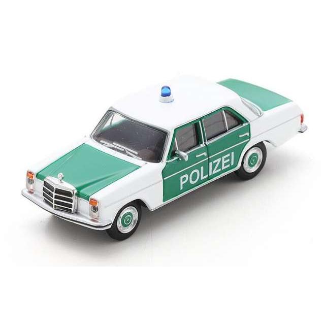 メルセデスベンツ /8 警察車両 ホワイト/グリーン ポリス ヘルパ 1/64 / Schuco 1/64 ミニカー | 