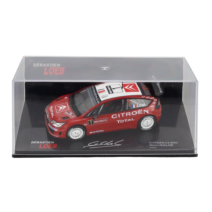 【予約】Citroen C4 WRC #1 S.Loeb ウェールズラリー 2007 Loebコレクション EDICOLA 1/43 ミニカー | 