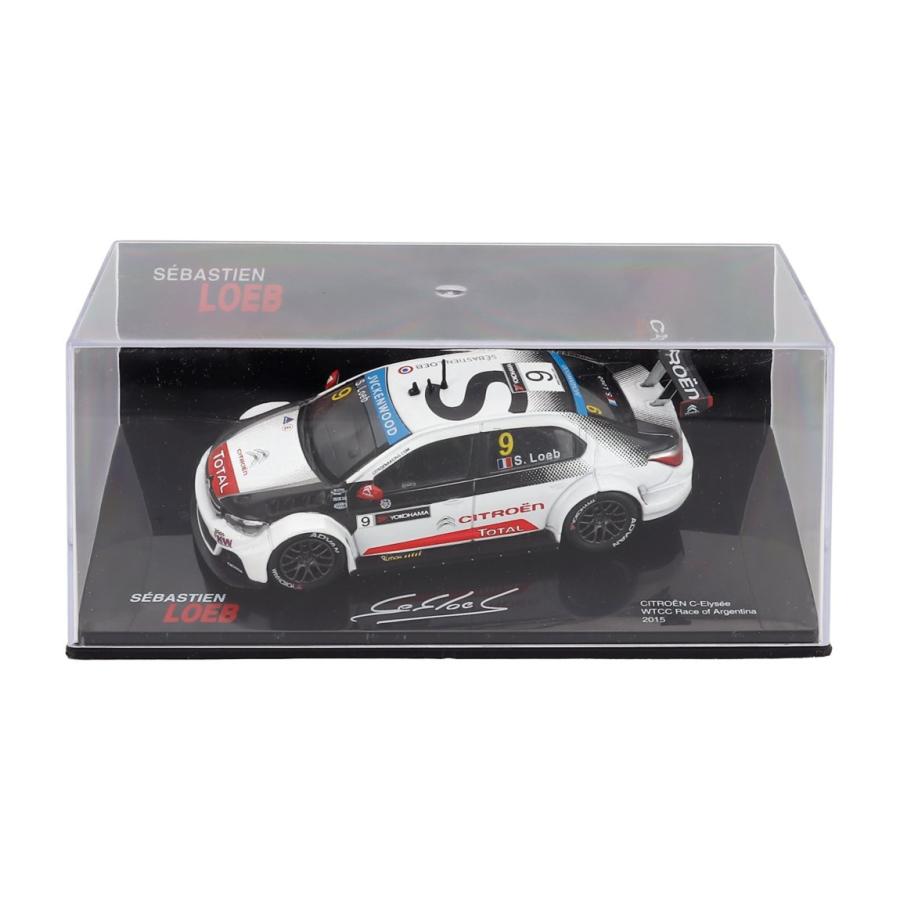 【予約】Citroen C-Elysee #9 S.Loeb WTCC アルゼンチン 2015 ホワイト/ブラック/レッド EDICOLA 1/43 | 