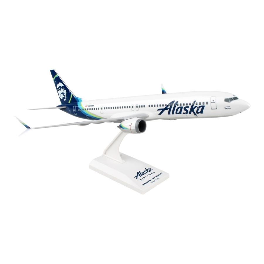 アラスカ航空 Alaska Airlines ボーイング 737 MAX 8 / Skymarks 1/130 飛行機模型 旅客機 | 