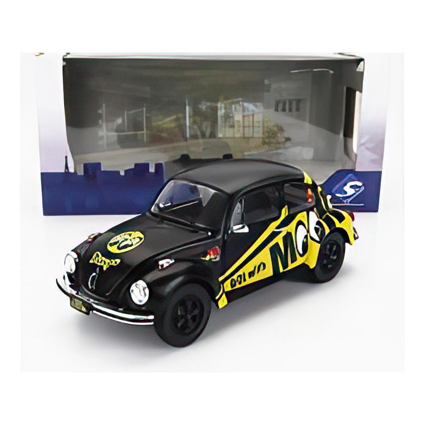 VW BEETLE 1303 MOONEYES 1974 ブラック/イエロー SOLIDO 1/18 | 