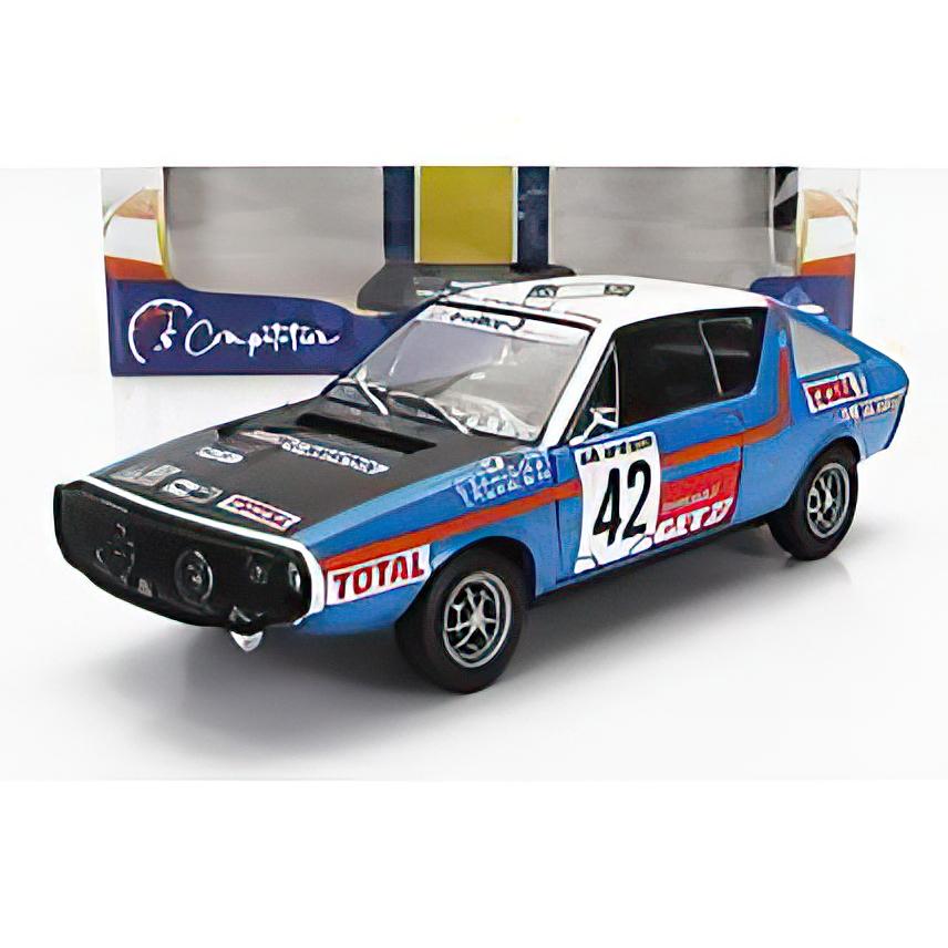 1/18 ルノー 17 ゴルディニ アビジャン ニース 1976 #42 ブルー ルノー R17 Mk1 N42 アビジャン-ニースラリー 1976 青/SOLIDO 1