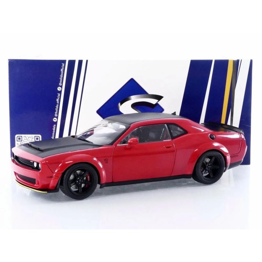 ダッジ チャレンジャー デーモン 2023 レッド / Solido 1/18 ミニカー | 