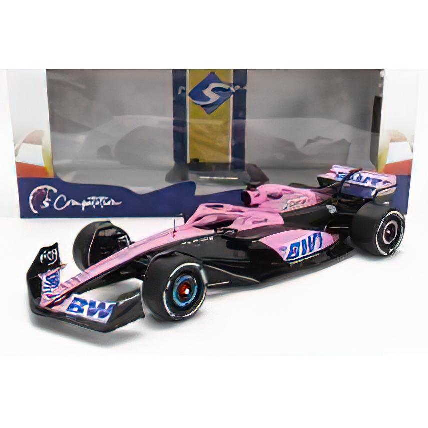 RENAULT - F1 A523 TEAM BWT ALPINE PRESS LAUNCH LIVERY N 10 PIERRE GASLY - N 31 ESTEBAN OCON 2023 - PINK BLACK BLUE /SOLIDO 1/18ミニカー | 