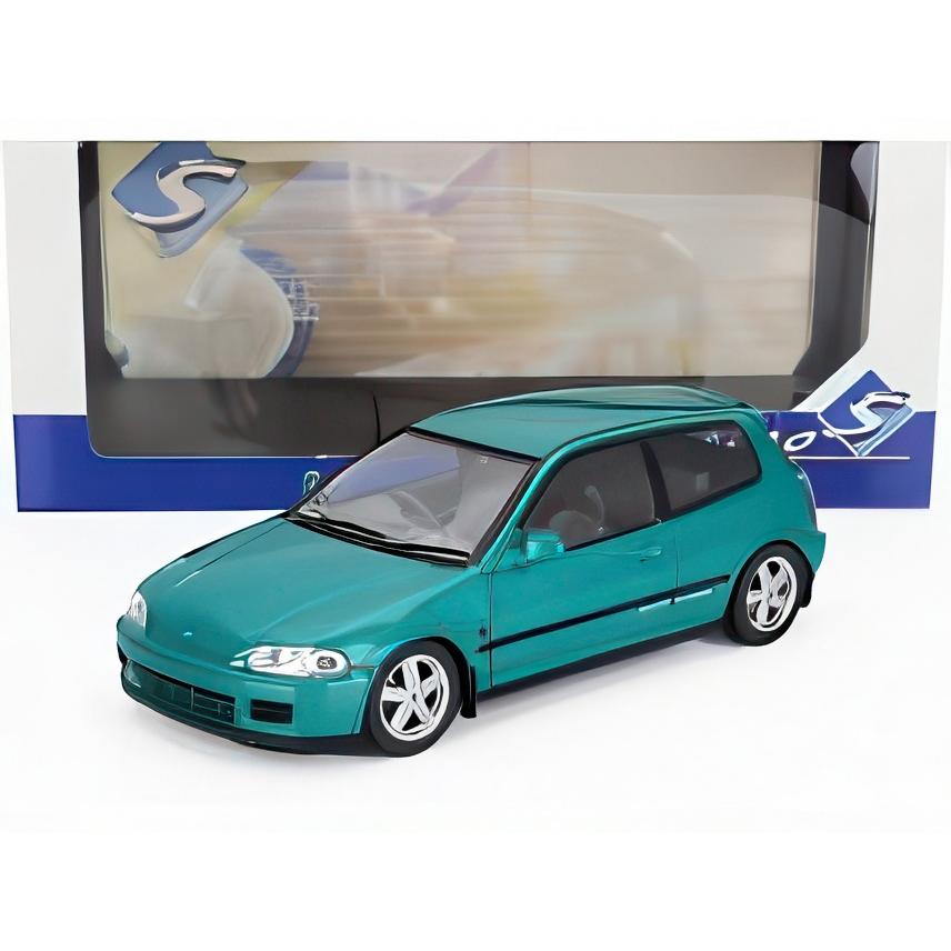HONDA シビック (EG6) アステカ 1991 グリーンメタリック/ SOLIDO 1/18 ミニカー | 