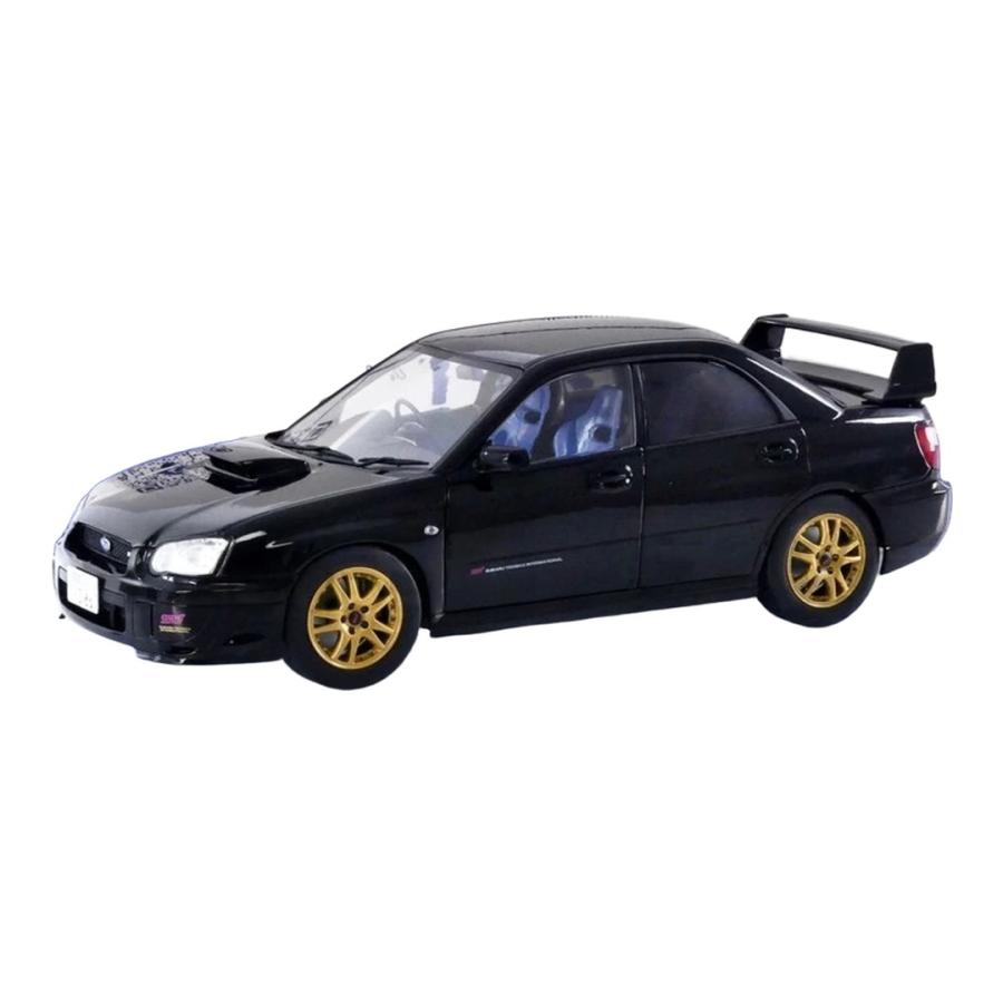 スバル インプレッサ WRX STI 2004 ブラック / Solido 1/18 ミニカー | 