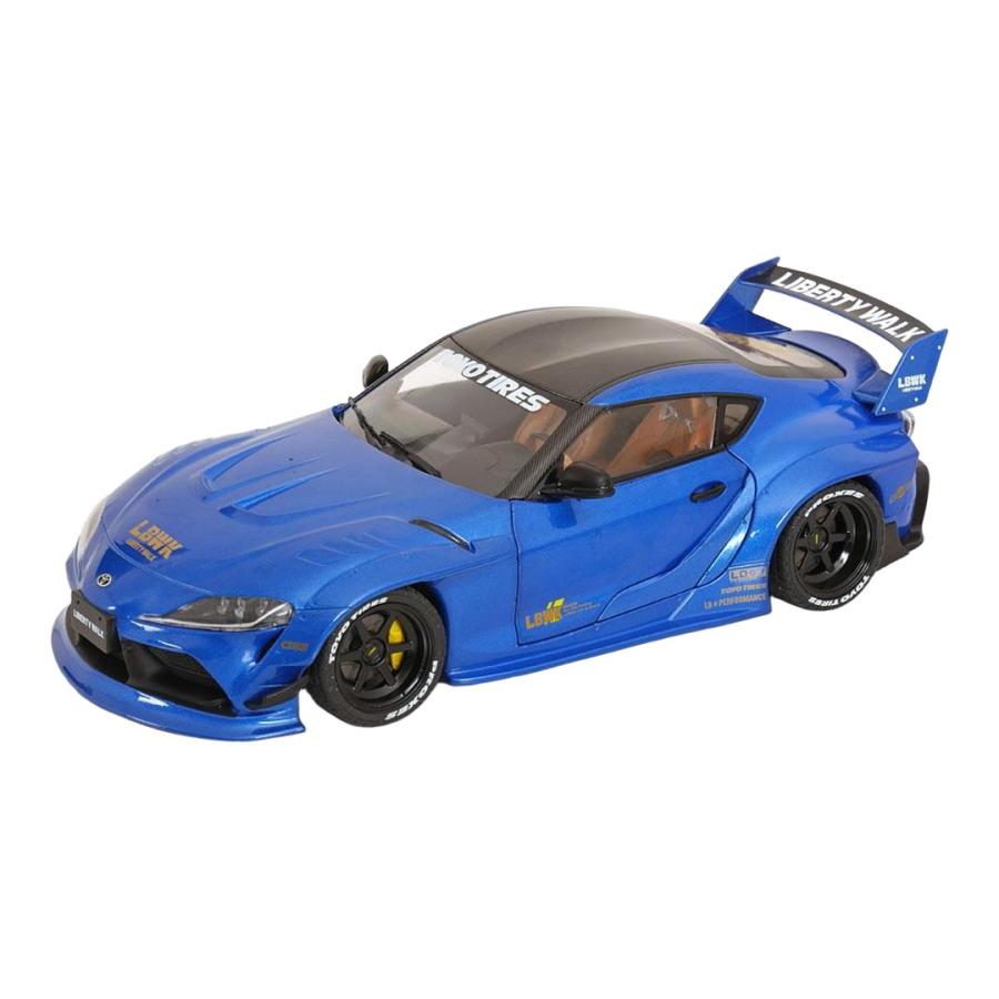 トヨタ GR スープラ Liberty Walk 2025 ブルーメタリック / SOLIDO 1/18 ミニカー | 