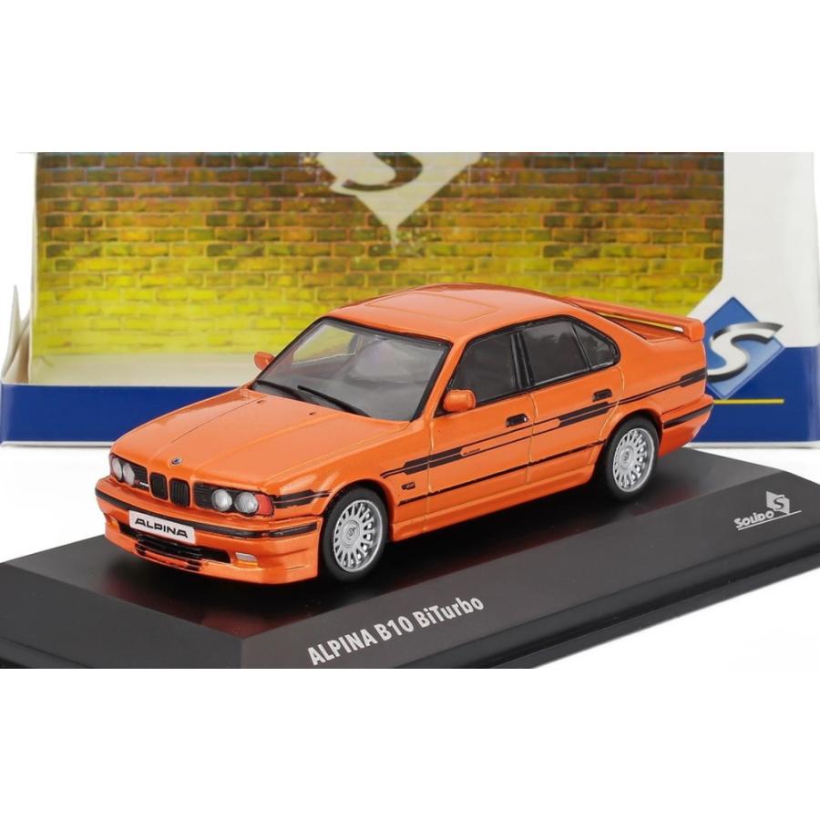 BMW 5シリーズ Alpina B10 (E34) Biturbo 1994 オレンジ / SOLIDO 1/43