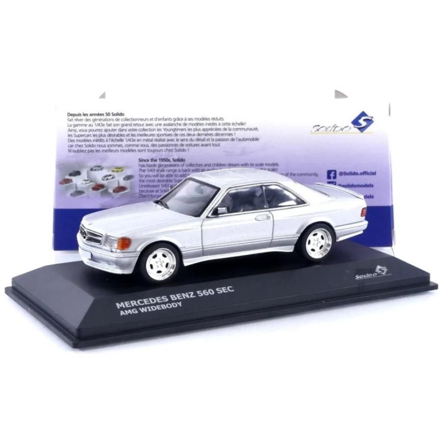 MERCEDES-BENZ 560 SEC AMG Wide Body 1990 メルセデス ベンツ / SOLIDO 1/43 ミニカー | 