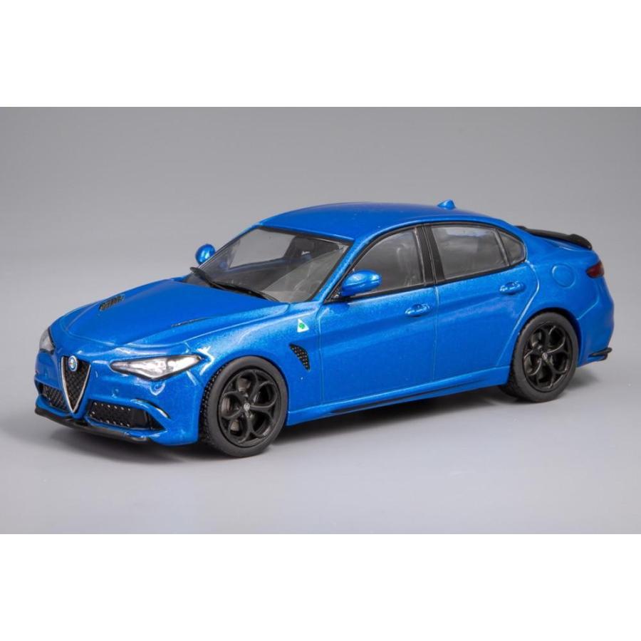 Alfa Romeo Giulia Quadrifoglio 2.9L Bi-Turbo 2019 ミサノブルー/ SOLIDO 1/43 ミニカー | 