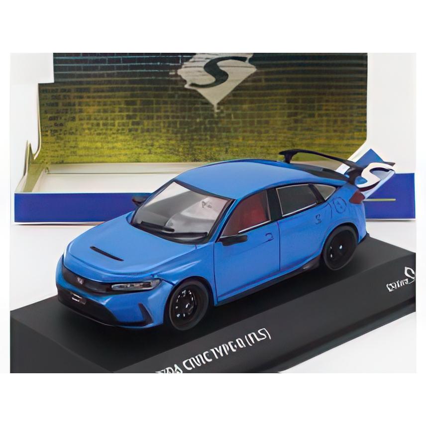 HONDA CIVIC TYPE-R 2022 ブルー SOLIDO 1/43 ミニカー | 