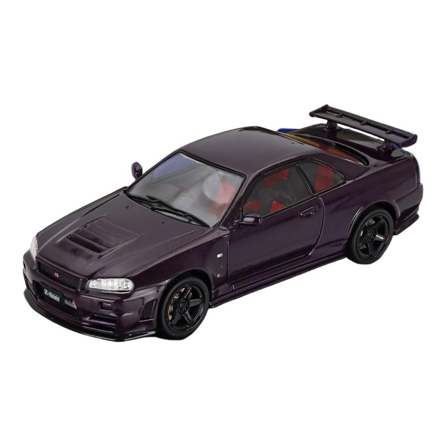 Nissan日産 スカイライン GT-R (BNR34) Z-Tune 1999 パープル / SOLIDO 1/43 ミニカー | 