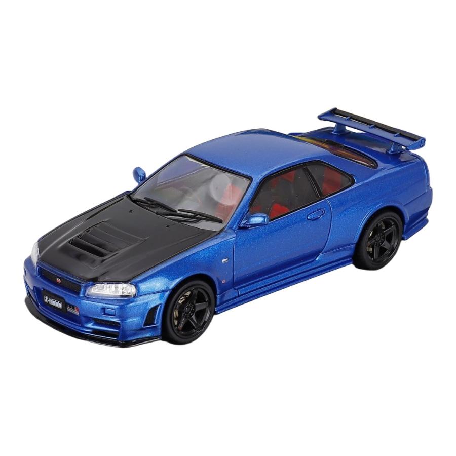 Nissan日産 スカイライン GT-R (BNR34) Z-TUNE ブルー / SOLIDO 1/43 ミニカー | 