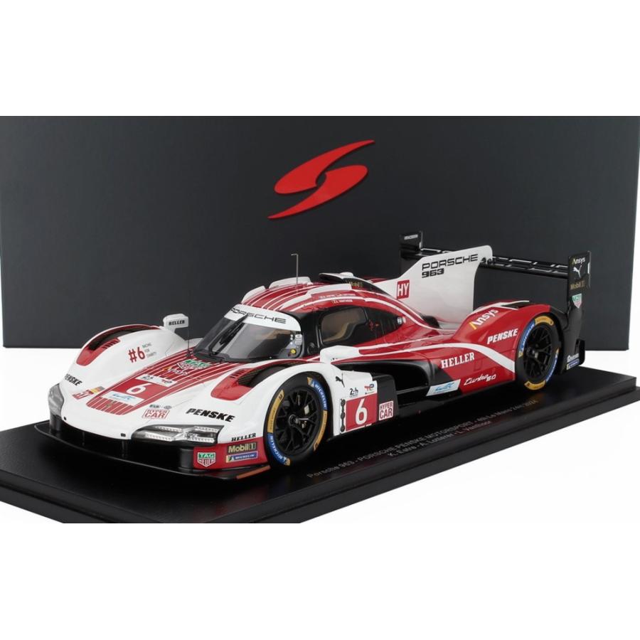 PORSCHE 963 Penske #6 ルマン 2024 4位 K.エストレ/A.ロッテラー Spark 1/18 | 