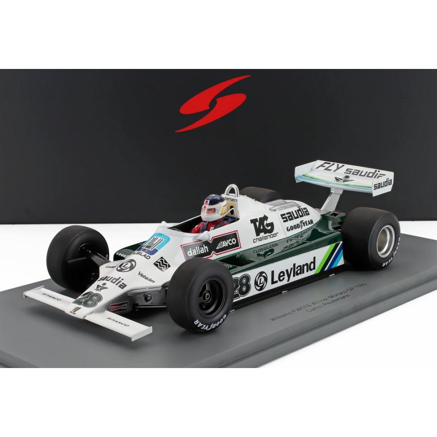 WILLIAMS F1 FW07C N28 モナコGP ウィナー 1980 カルロス・ロイテマン ホワイトグリーン / Spark 1/18 ミニカー | 
