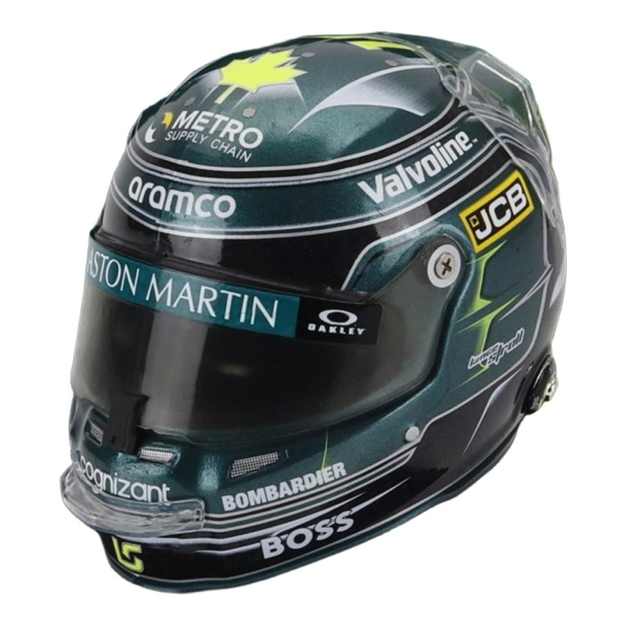 Stilo ヘルメット Aston Martin Lance Stroll 2024 #18 グリーン Spark 1/5 ミニカー | 