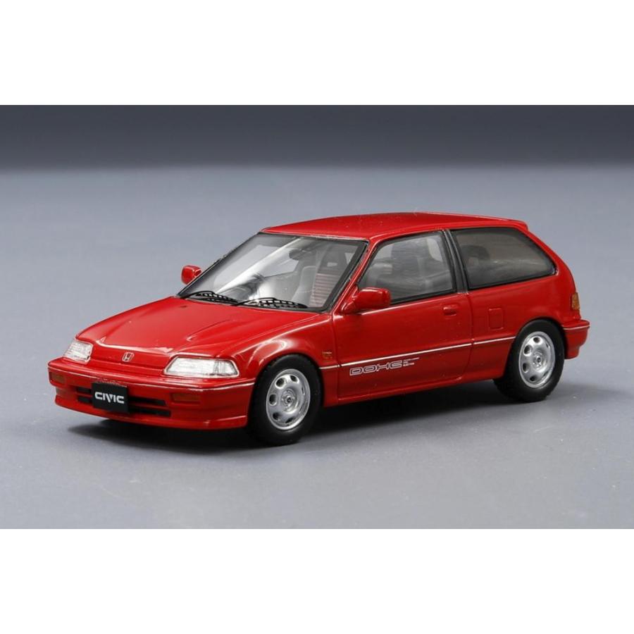 Honda Civic EF-3 Si 1987 レッド/ Spark 1/43 ミニカー : バスク